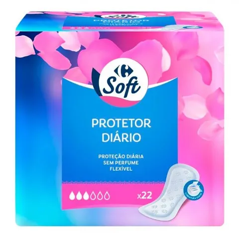Protetor Diário Carrefour Soft 20 unidades