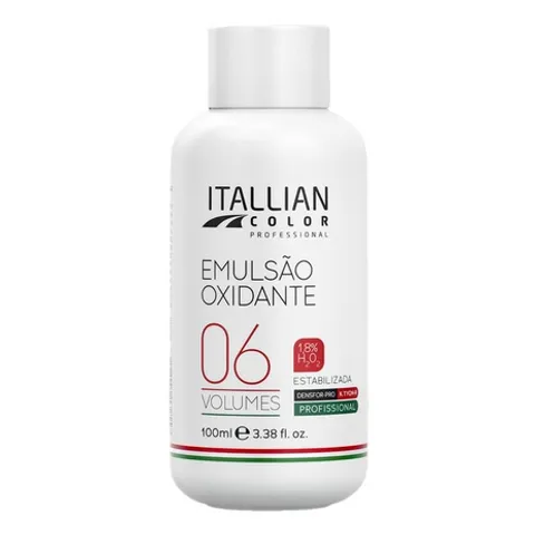 Emulsão Oxidante Estabilizada Itallian 06 Volumes 100ml