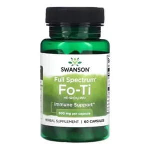 Swanson FoTi 500 mg 60 Cápsulas Importado EUA