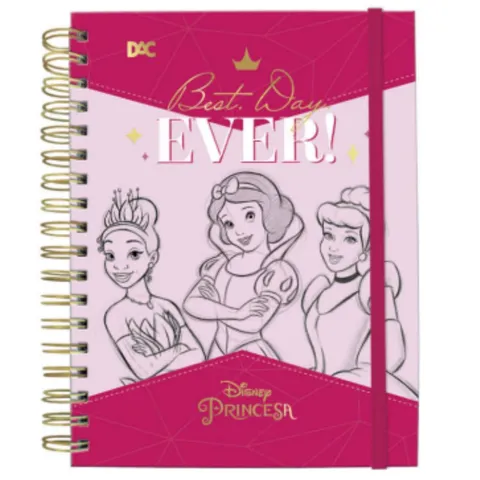 Caderno Smart Colegial Princesas Disney DAC