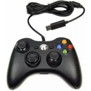 Controle De Xbox 360 Com Fio Para Video Game e PC Fat E Pc Joystick Jogo