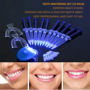 10Pcs Gel Branqueador Dentário 44 Sistema De Peróxido Conjunto De Oral