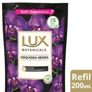 Sabonete Líquido Lux Botanicals Orquidea Negra 200ml Refil