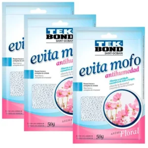 Evita Mofo Floral Sachê 50 GR Kit com 3 Unidades TEKBOND