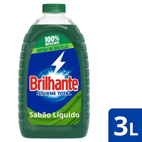 Sabão Líquido Brilhante Higiene Total 3L
