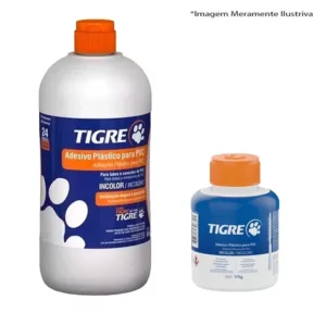 Cola Adesivo Plástico Incolor Para PVC Tubos e Conexões 175g 850g Tigre