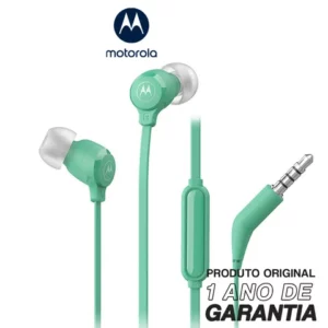 Fone De Ouvido Motorola Earbuds 3S com Microfone Teal