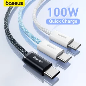 Baseus 100W PD USBC To TypeC Cable Compatible For Macbook Pro iPad Phone