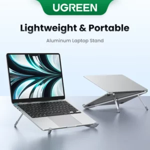 Suporte Leve Ajustável De 80 Mm De Altura Para Notebook UGREEN De Alumínio Dobrável MacBook Air Pro ipad