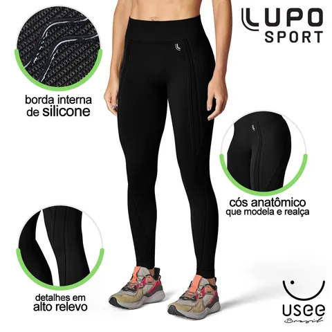 Calça Legging Lupo Sport Feminina Max Core Fitness Academia Lupo