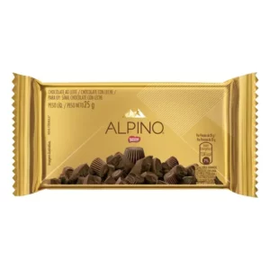 Chocolate ao Leite Alpino Pacote 25g