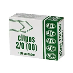 Clips galvanizado NR 20 00 com 100 unidades ACC