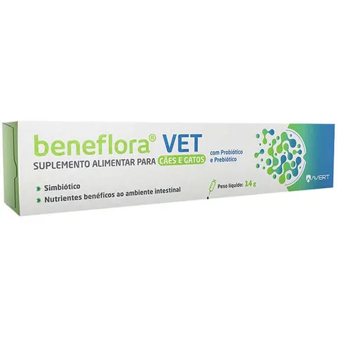 Beneflora VET Avert Suplemento Alimentar para Cães e Gatos 14 g