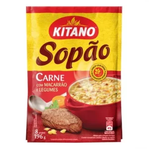 Sopa de Carne com Macarrão e Legumes 196g Kitano