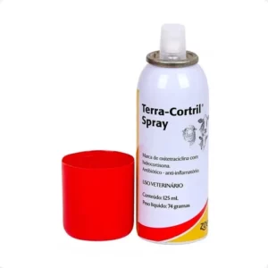 Terra Cortril Spray Zoetis AntiInflamátorio 125 mL
