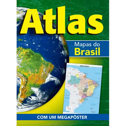 Livro Atlas Mapas do Brasil Ciranda Cultural