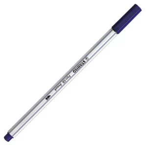 Caneta pincel Pen Brush Aquarelável 56822 Azul Marinho Stabilo