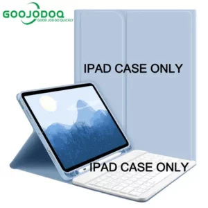 Goojodoq Para O Caso Do Teclado iPad Funda 10 Magnético Tampa Inteligente Com Lápis Titular 105 Pro 2017Air 3 2019