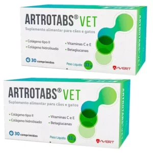 2 Artrotabs Vet 30 Comprimidos Avert Promoção