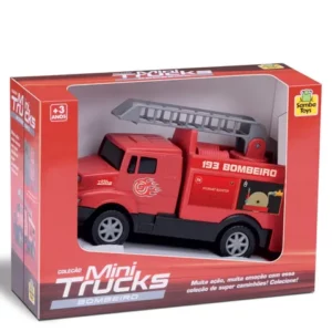 Carro Mini Truck Bombeiro Samba Toys 073