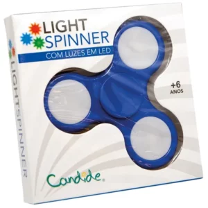 Fidget Spinner Com Luzes Azul