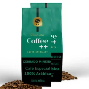 Café Especial em Grãos 100 Arábica Coffee Mais Cerrado Mineiro 2 pacotes