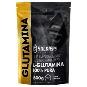 LGlutamina 500g 100 Pura Importada Soldiers Nutrition
