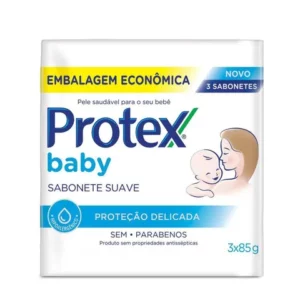 Sabonete Protex Baby Proteção Delicada com 3 unidades