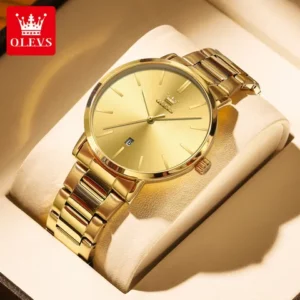 OLEVS TY701 relogio masculino relógios masculinos dourado a prova d água original luxo Acero inoxidable com caixa