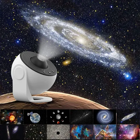 Goojodoq 12 Em 1 Projetor Estrela HD Imagem Grande Área De Projeção Luzes LED Para Luz Nocturna De Quarto Lanetarium Galaxy