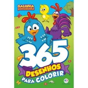 Livro Galinha Pintadinha 365 Desenhos para colorir Capa comum Ciranda Cultural