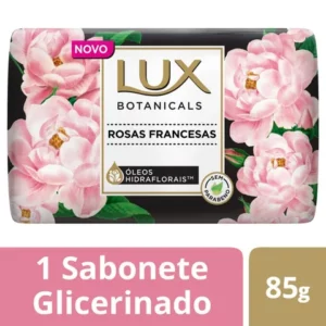 Sabonete em Barra Lux Rosa Francesas Glicerinado Botanicals Envoltório 85g