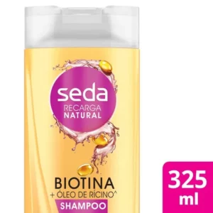 Shampoo Seda Recarga Natural Biotina e Óleo de Rícino 325mL
