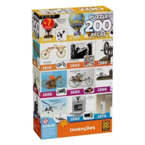 Puzzle 200 peças Invenções