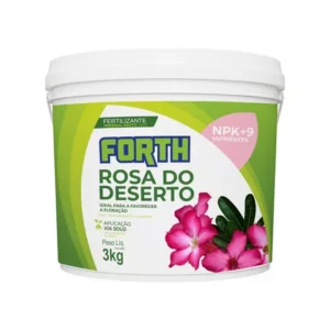 Adubo Fertilizante Forth Rosas do Deserto Balde 3kg