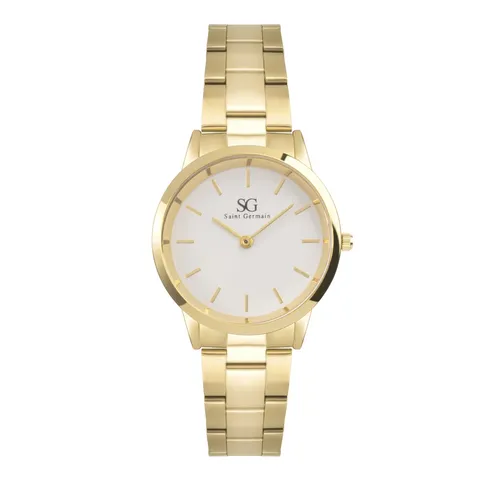 Relógio Dourado Belmont Gold 32mm