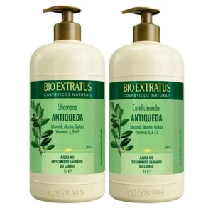 Kit Shampoo Condicionador Bio Extratus Jaborandi Antiqueda 1L