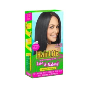 Hair Life Liso Natural Creme Para Alisamento Intenso 160g