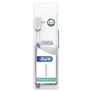 Kit Escova Dental Oral B Ortodôntica Fio Dental Superfloss