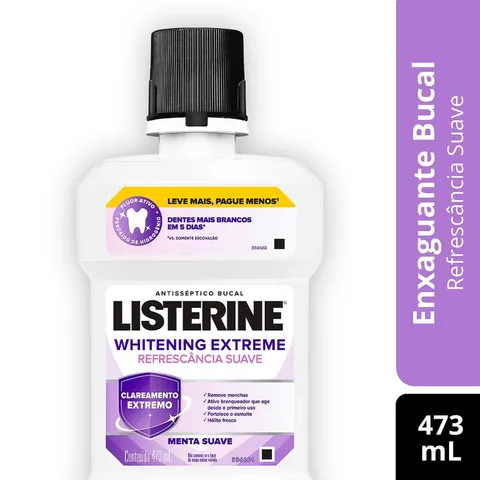 Enxaguante Bucal Listerine Whitening Extreme 473ml