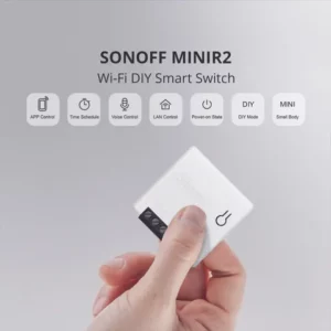 SONOFF MINIR2 Wifi Inteligente Interruptor De Duas Vias Switch MINI Atualização eWeLink APP Controle De Tempo DIY Cena Alexa Inicial Do Google