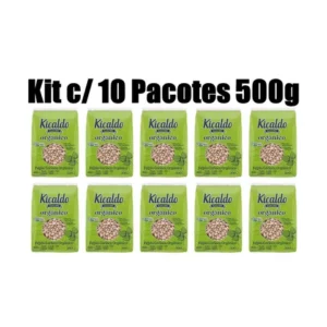 Kit 10 Pacotes Feijão Orgânico Tipo 1 500g Kicaldo