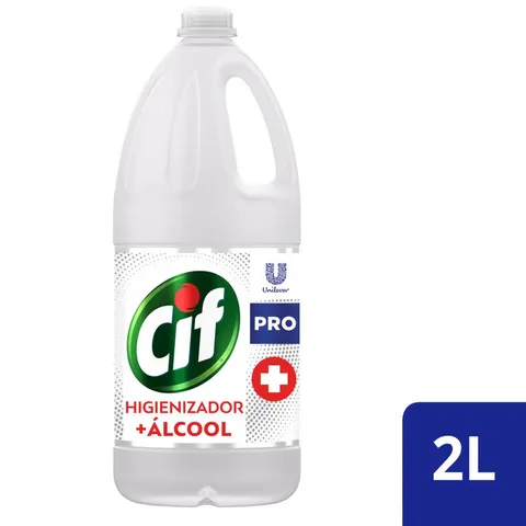 Higienizador Álcool Cif Profissional Original Sem Perfume 2 Litros