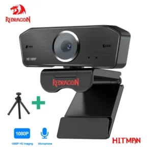REDRAGON GW800 HITMAN USB HD Webcam Microfone embutido Smart 1920 X 1080P 30fps Web Cam câmera