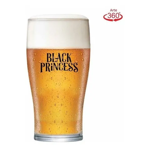 Copo De Cerveja Cristal Black Princess Blond Weiss 568ml