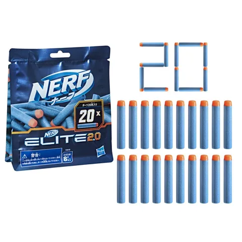 Nerf Elite 20 Dardos Refil Com 20 Hasbro F0040