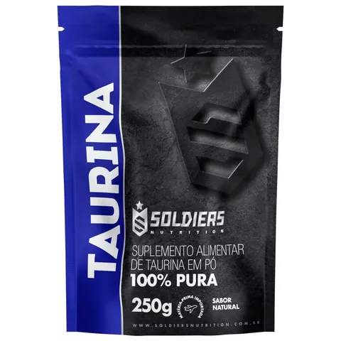 LTaurina 250g 100 Pura Importada Soldiers Nutrition