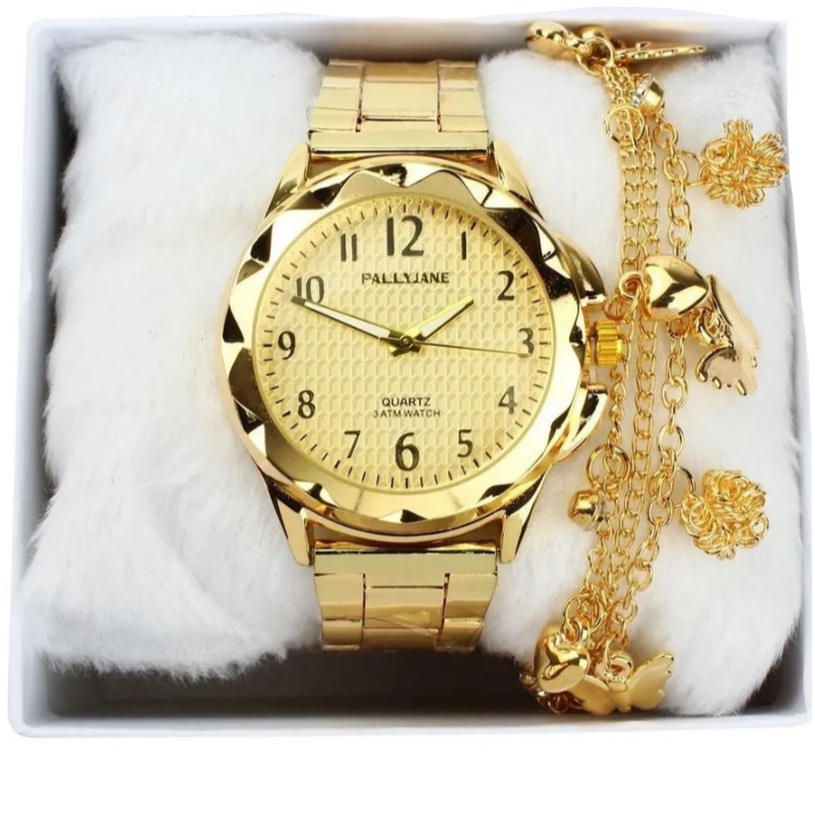 Relógio Feminino Dourado
