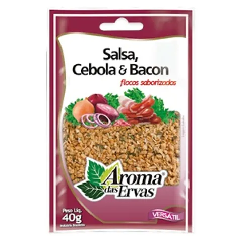 Salsa Cebola Bacon Em Flocos Aroma Das Ervas 40 G