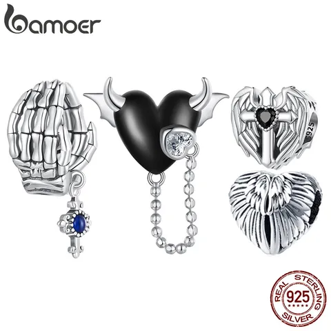 Bamoer Silver 925 Guardian Série Simples Beads Acessórios De Moda Para Presentes Femininos SCC2495